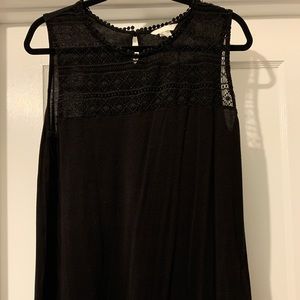 H&M black lacy top